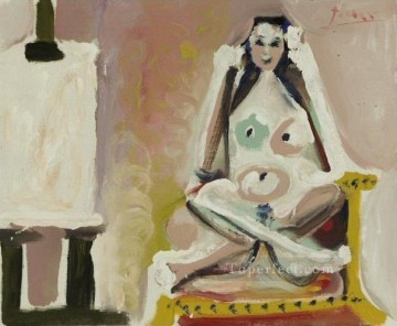 抽象的かつ装飾的 Painting - Le modele dans latelier 3 1965 キュビスム